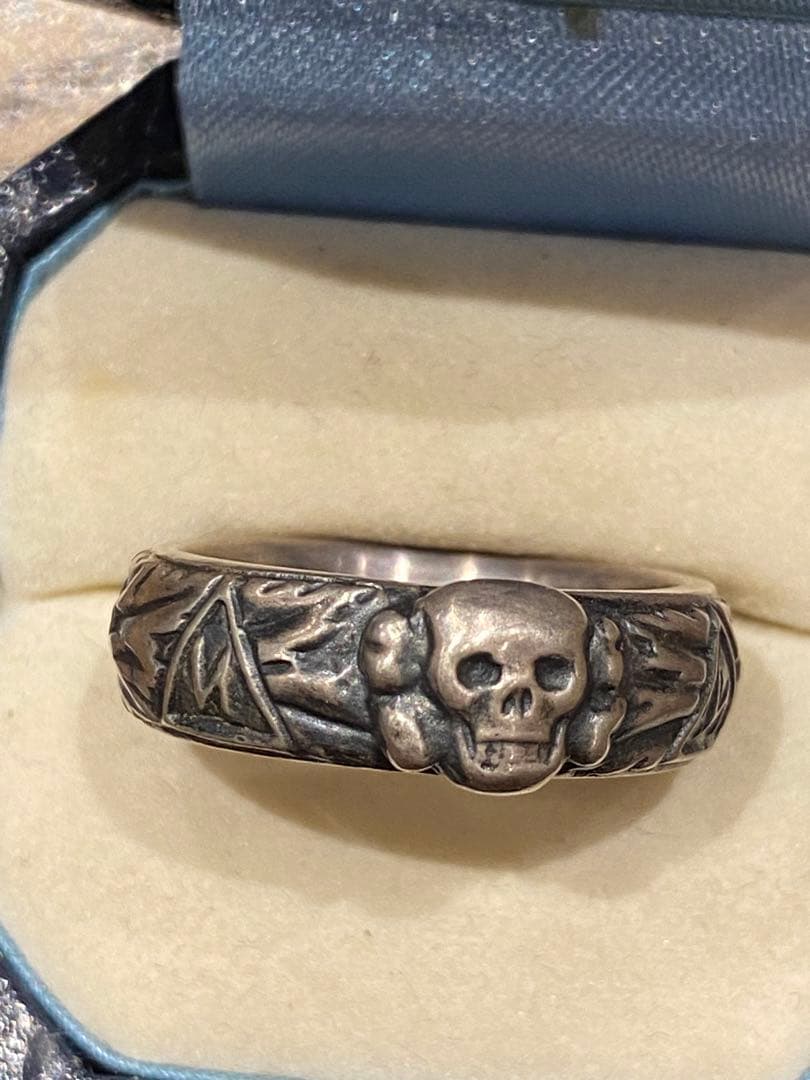 tks 私物骸骨名誉指輪　ミリタリードイツ　第二次大戦　スカルリング