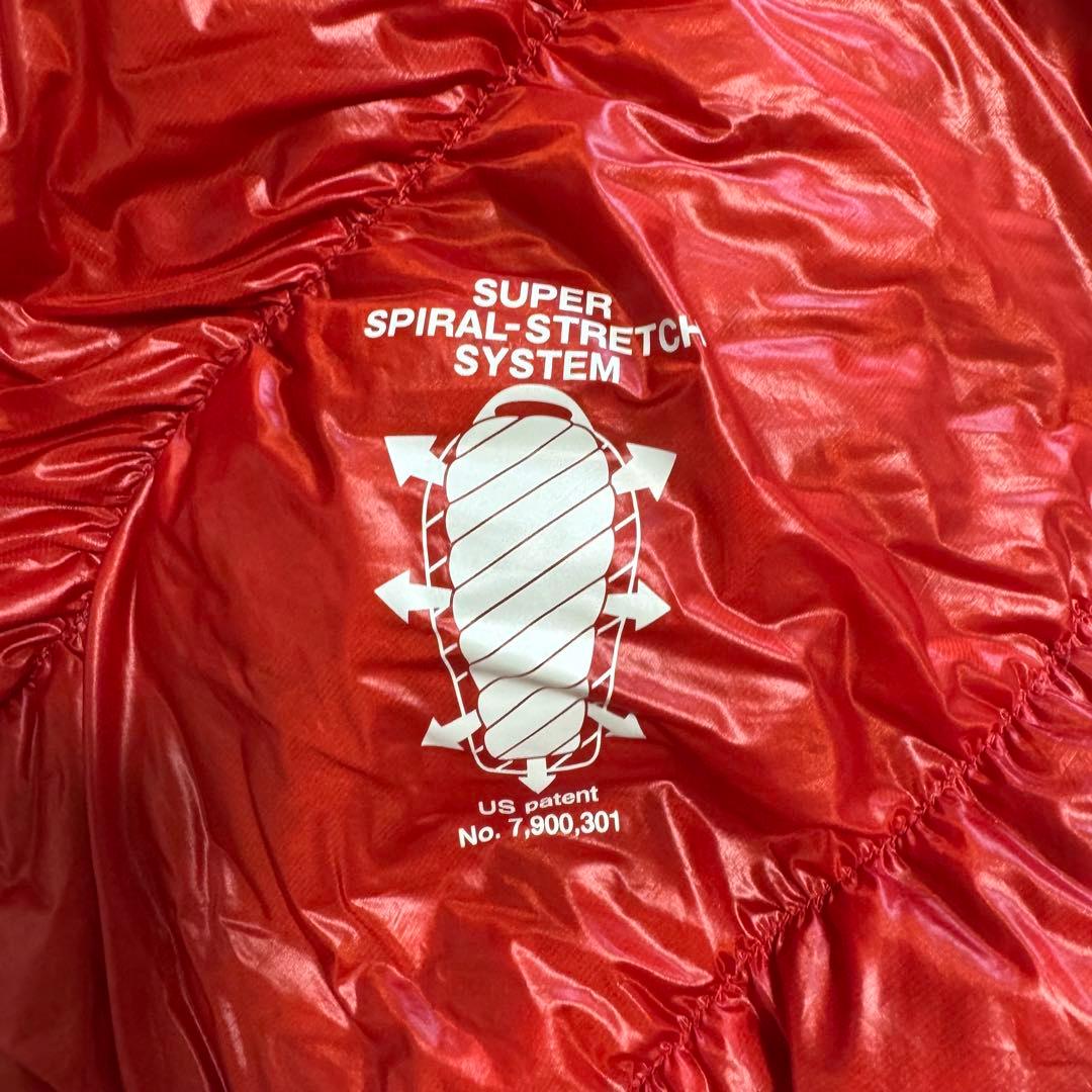 極美品モンベル800FP ダウンハガー800 #3 R/ZIP赤クリーニング済