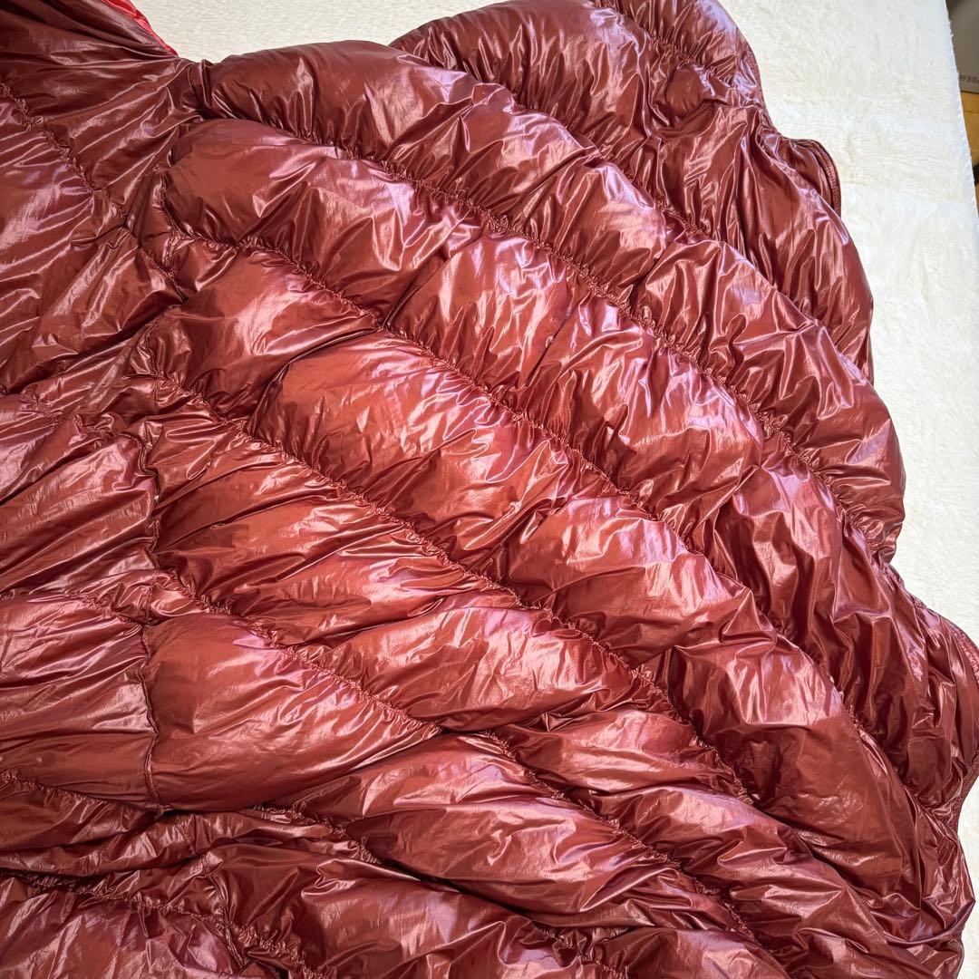 極美品モンベル800FP ダウンハガー800 #3 R/ZIP赤クリーニング済