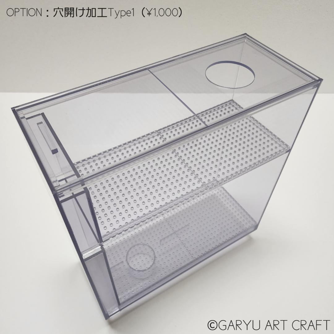 ドライ式ウールボックス□W120×D290×H300□濾過槽□オーバーフロー水槽