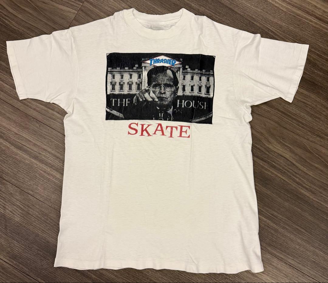 ドスペ　THRASHER スラッシャー　スケート Tシャツ　ヴィンテージ