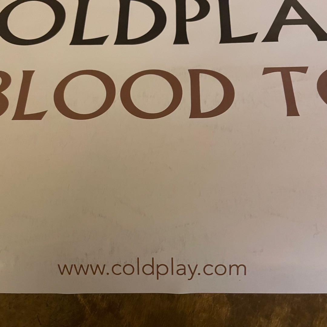 00s デッドストック cold play 大判ポスター
