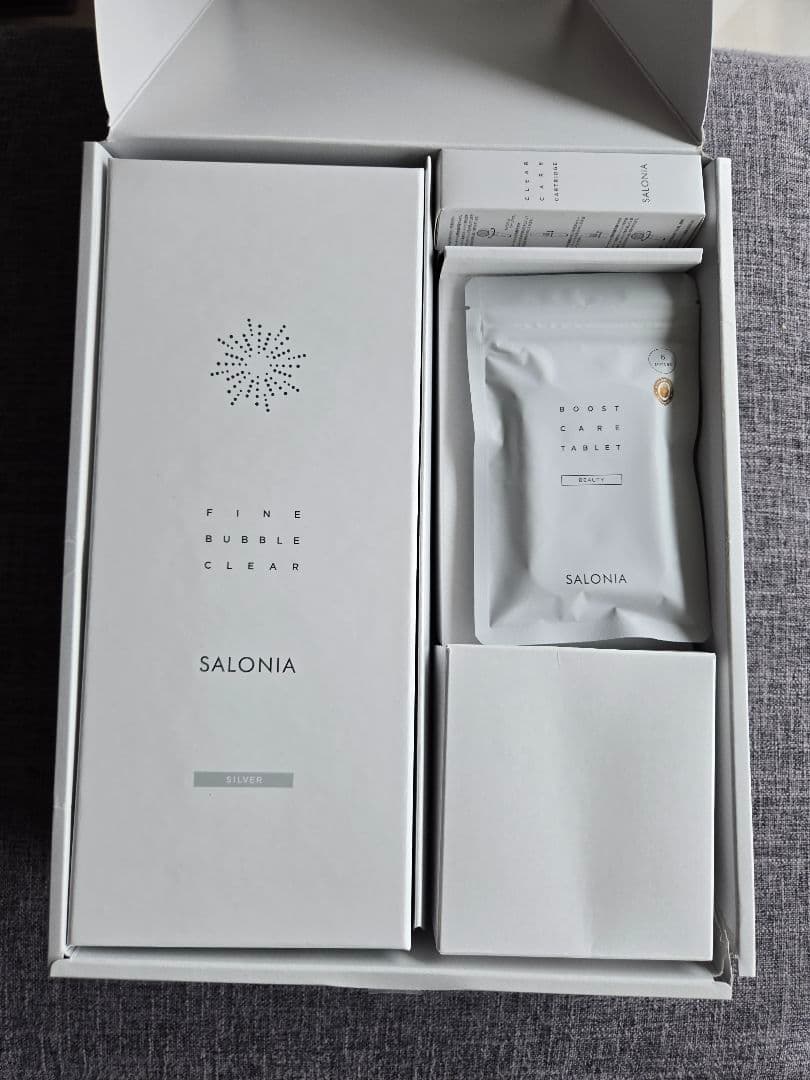 SALONIA シャワーヘッドファインバブルクリア ナノバブル