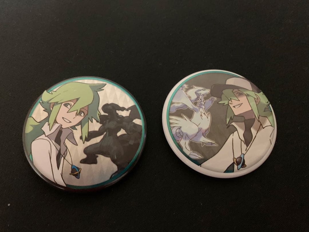 ポケットモンスター N＆ゼクロム レシラム 缶バッジコレクション イッシュ地方編