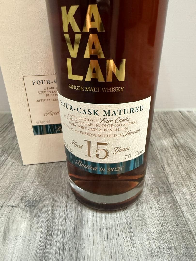 H*様 カバラン 初の15年年数熟成 日本未発売 数量限定 2025 KAVAL