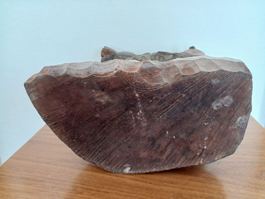 北海道　アイヌ　熊　熊の木彫り　彫刻　民芸　骨董　アンティーク　ヴィンテージ