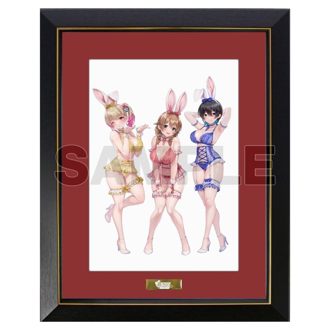 バニーガーデン　1周年キャラファイングラフ