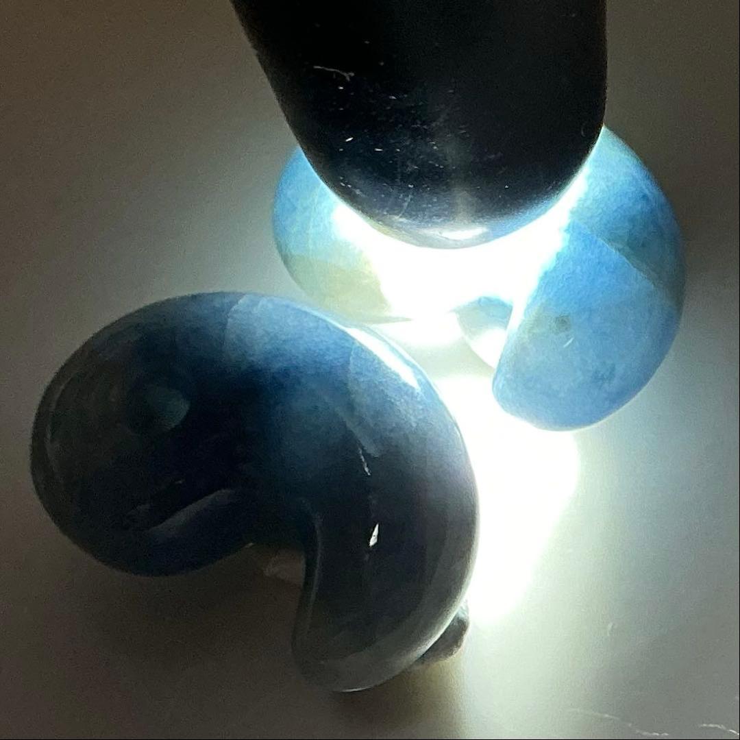 【専用】コン沢翡翠　ミニ勾玉2個