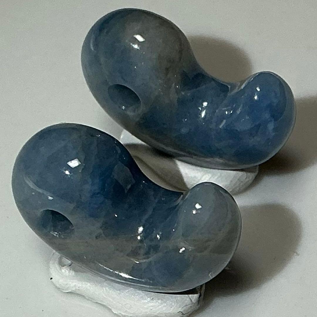 【専用】コン沢翡翠　ミニ勾玉2個