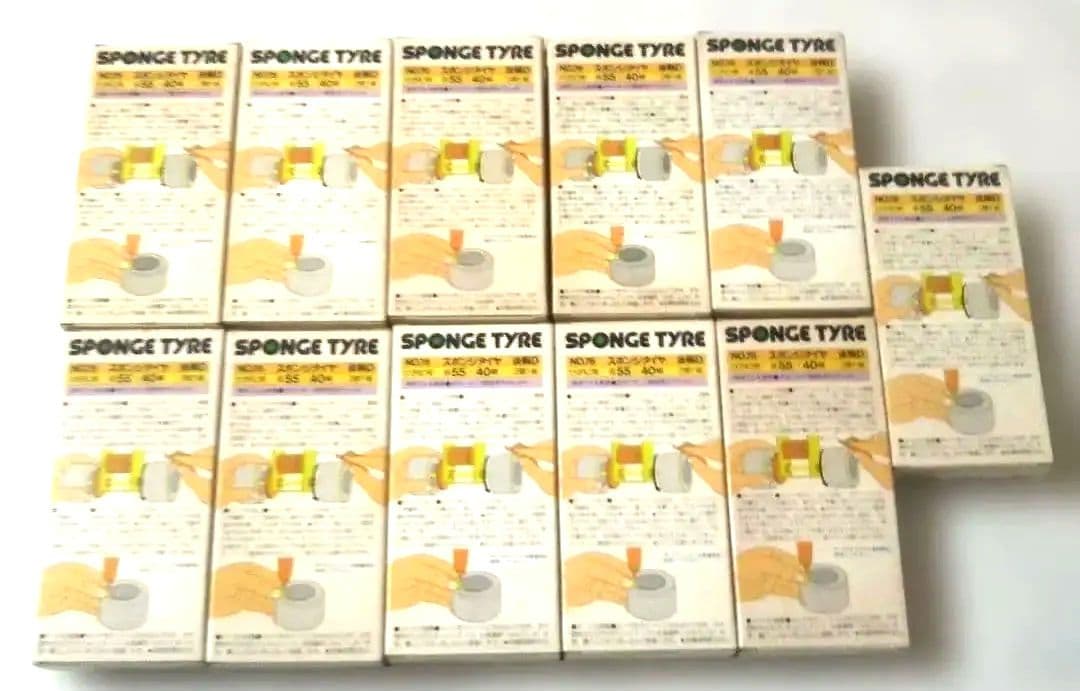 未使用⬛️小鹿タミヤ⬛️SPONGE TYRE 55/40 11個セット