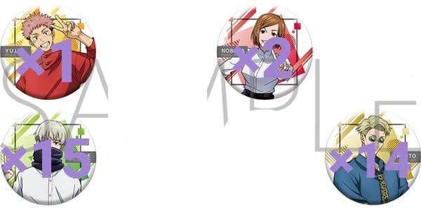 呪術廻戦 缶バッジ 虎杖悠仁 釘崎野薔薇 狗巻棘 七海建人 バラ売り可能