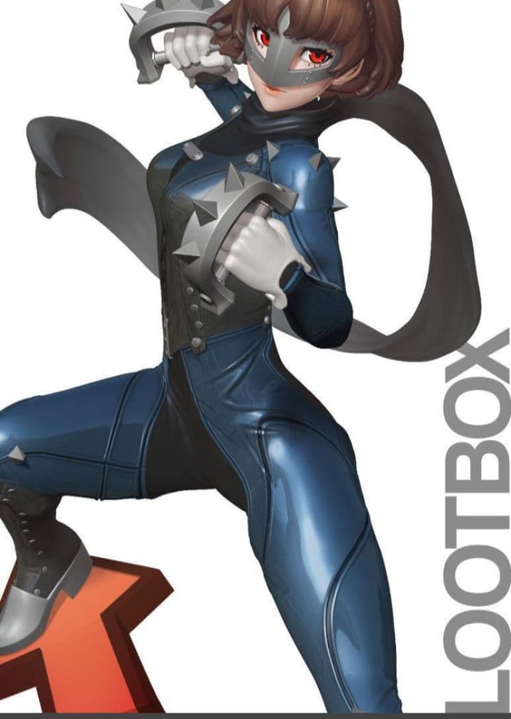 1/10　新島真　未塗装未組立　ペルソナ5　フィギュア　ガレージキット