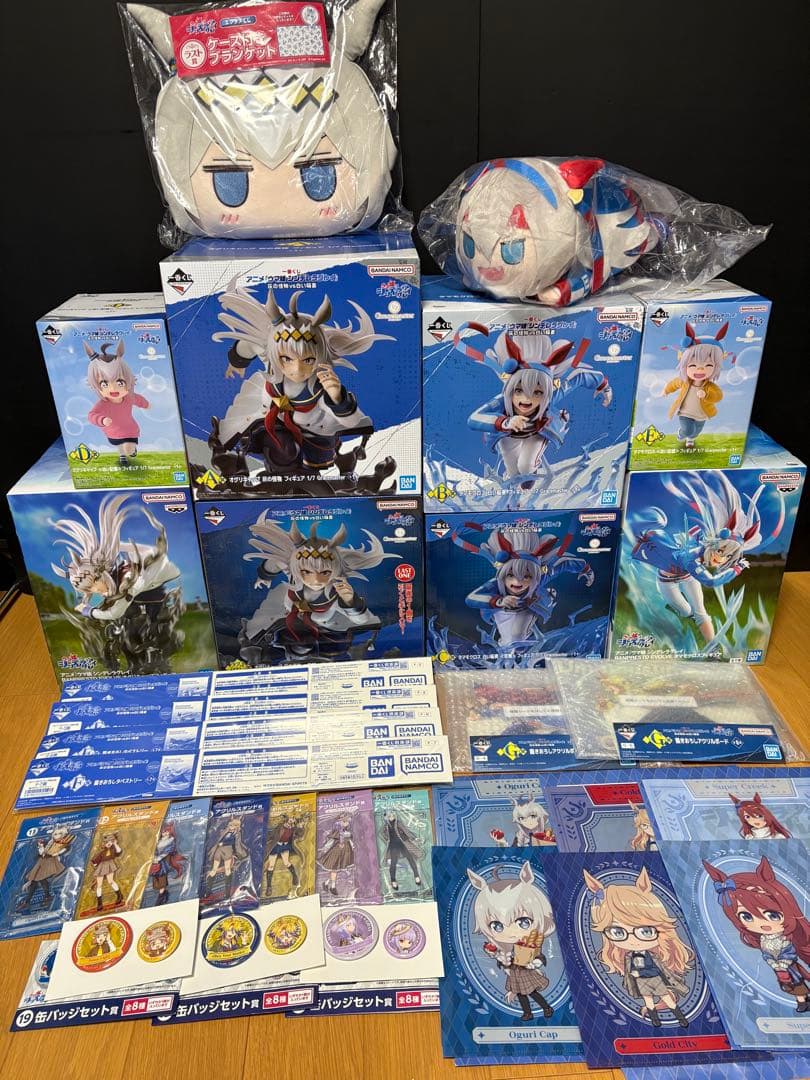 ウマ娘 シンデレラグレイ　エンタメ　一番くじ オグリキャップ　タマモクロスなど