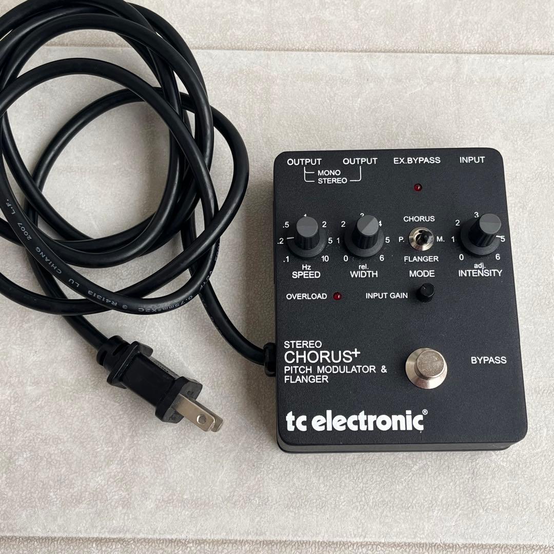 ギター TC Electronic Stereo Chorus+ PM &Flanger
