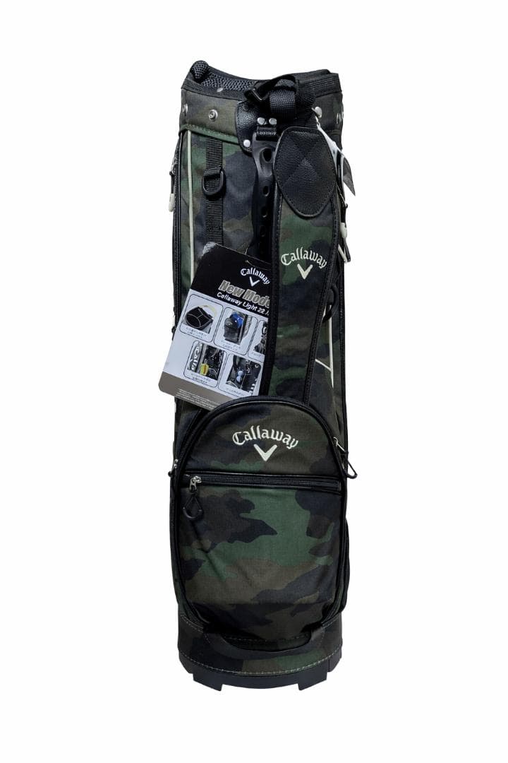 未使用 キャロウェイ Light22JM 迷彩 軽量キャディバッグ