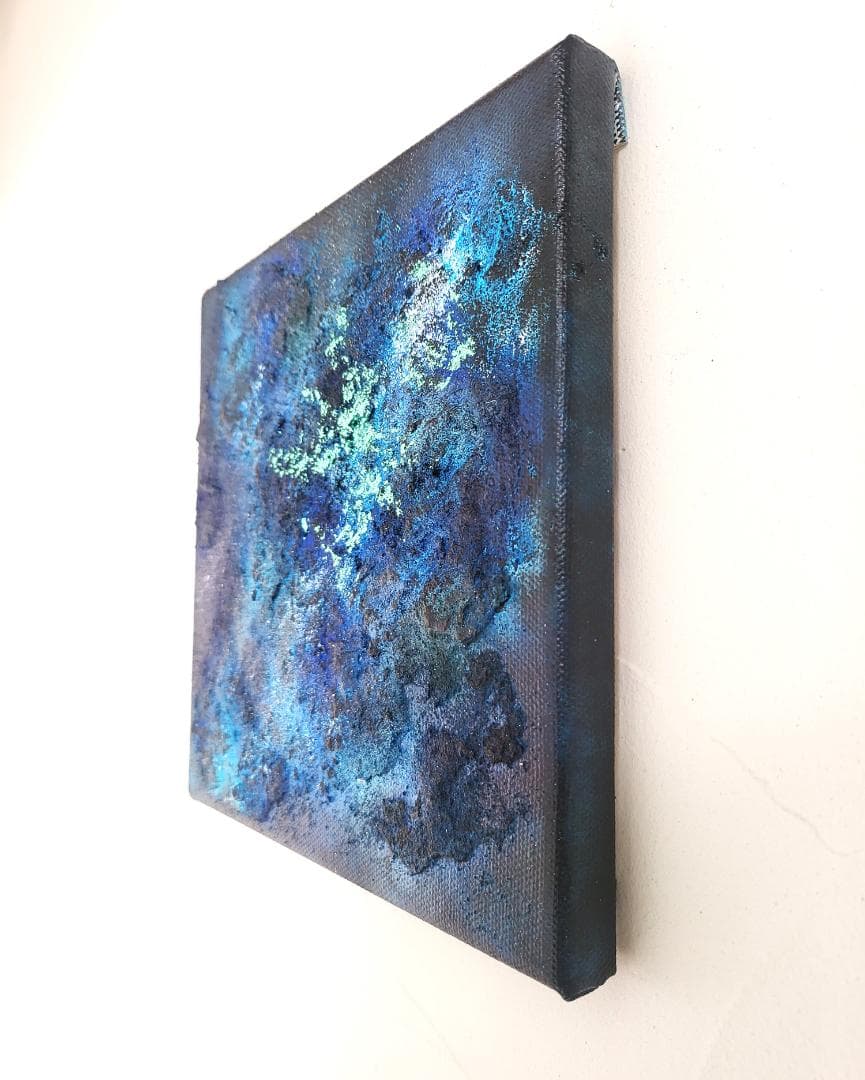 【専用】深海にあるもの / テクスチャーアート 18×18㎝ S0 モダン