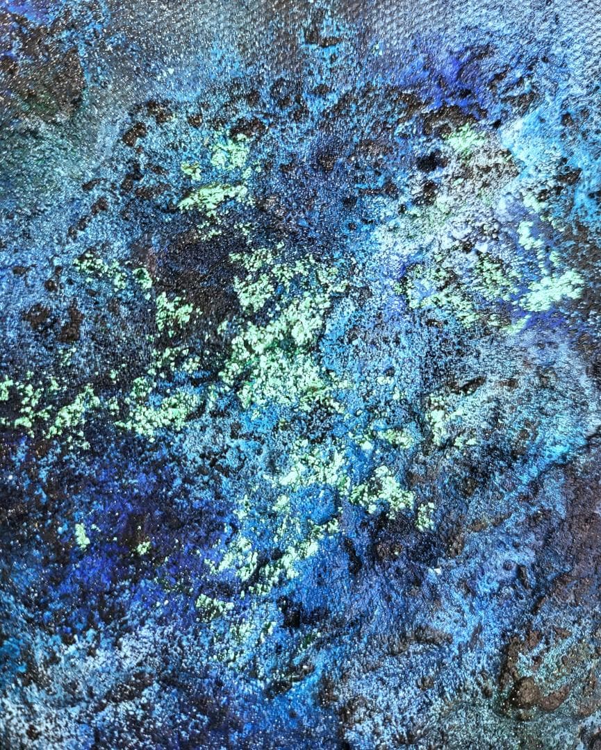 【専用】深海にあるもの / テクスチャーアート 18×18㎝ S0 モダン