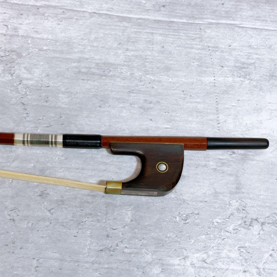 コントラバス　弓　弦楽器　ケース付き