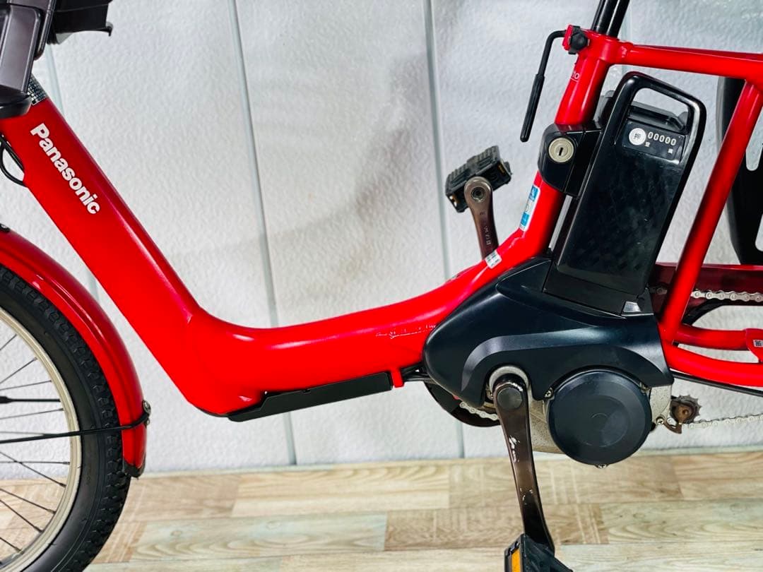 2465パナソニック16アンペア　3人乗り対応子供乗せ　電動アシスト自転車