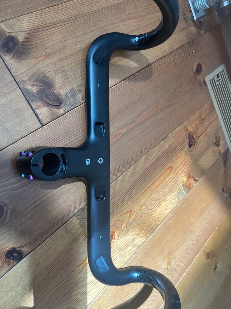 RYET カーボンハンドル ブラック/ブルー400mm×100mm