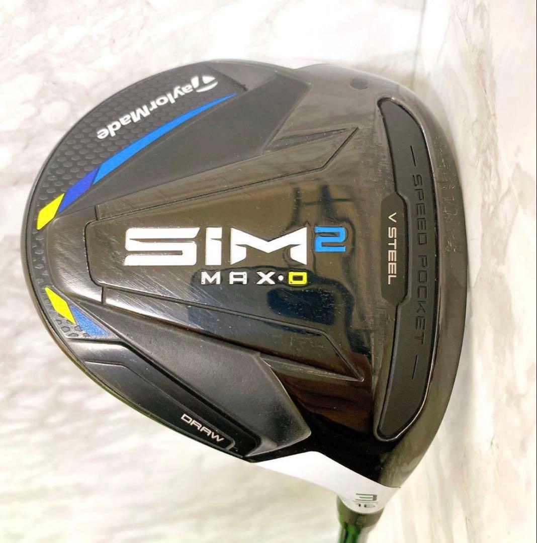 SIM2 MAX D 3W Sシャフト フェアウェイウッド 純正カバー付