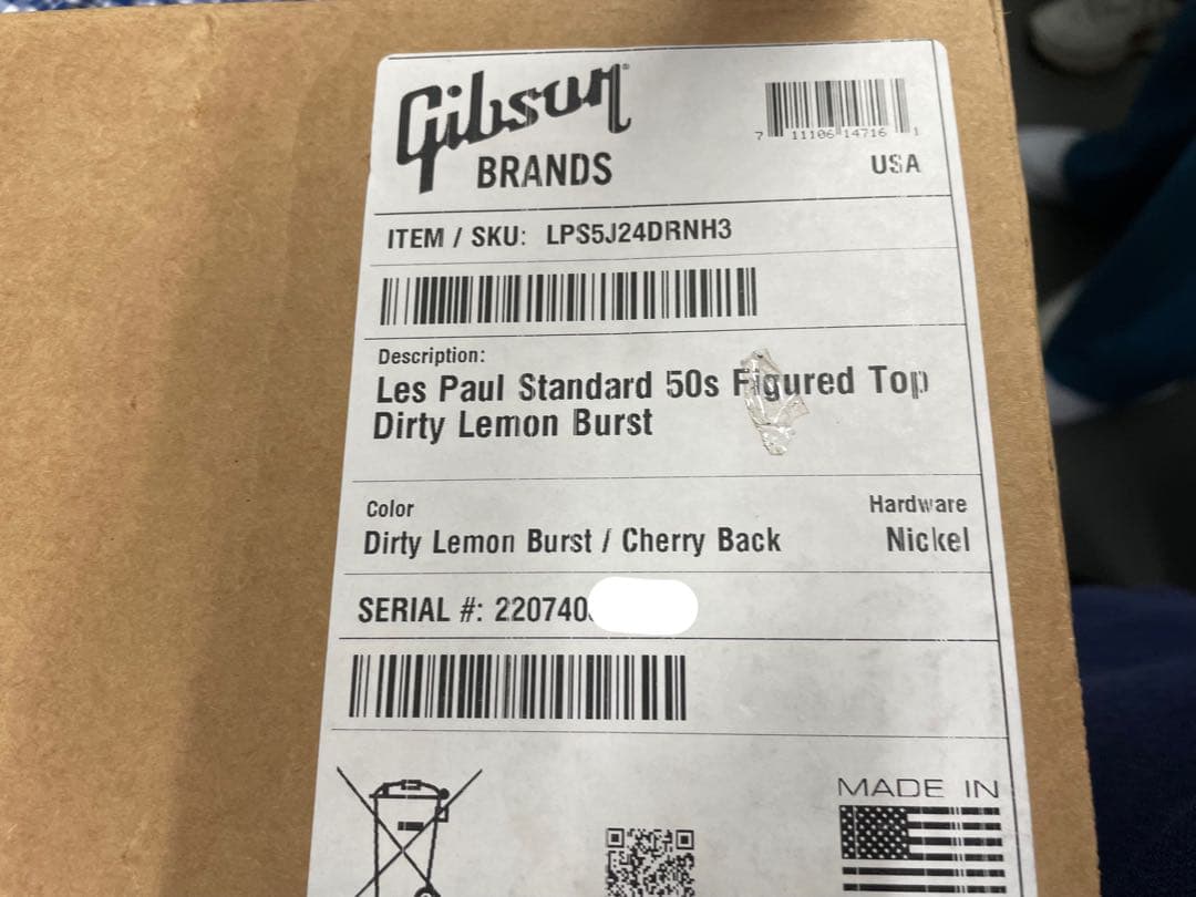 ルーン様【新品同様】Gibson Les Paul Standard 50s良杢