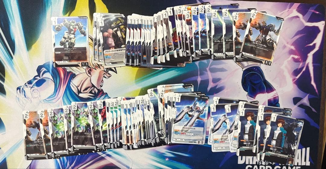 ガンダムカードゲーム　赤青　デッキパーツ　まとめ売り　他カード多数