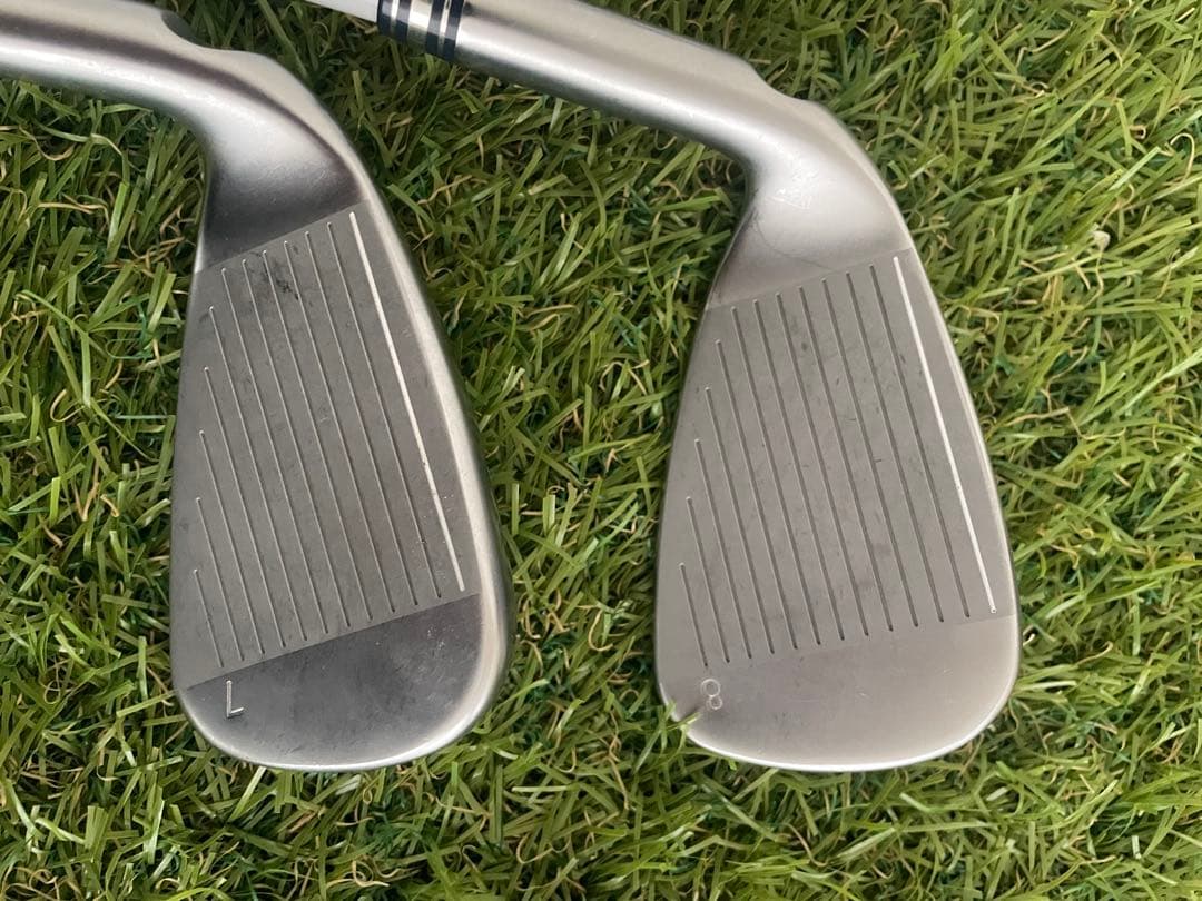 PING gle3 レディースアイアン 4本セット　A 純正カーボン　グリーン