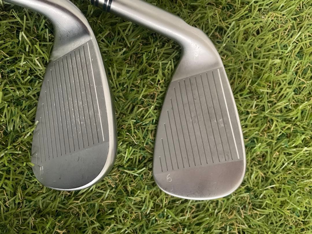 PING gle3 レディースアイアン 4本セット　A 純正カーボン　グリーン