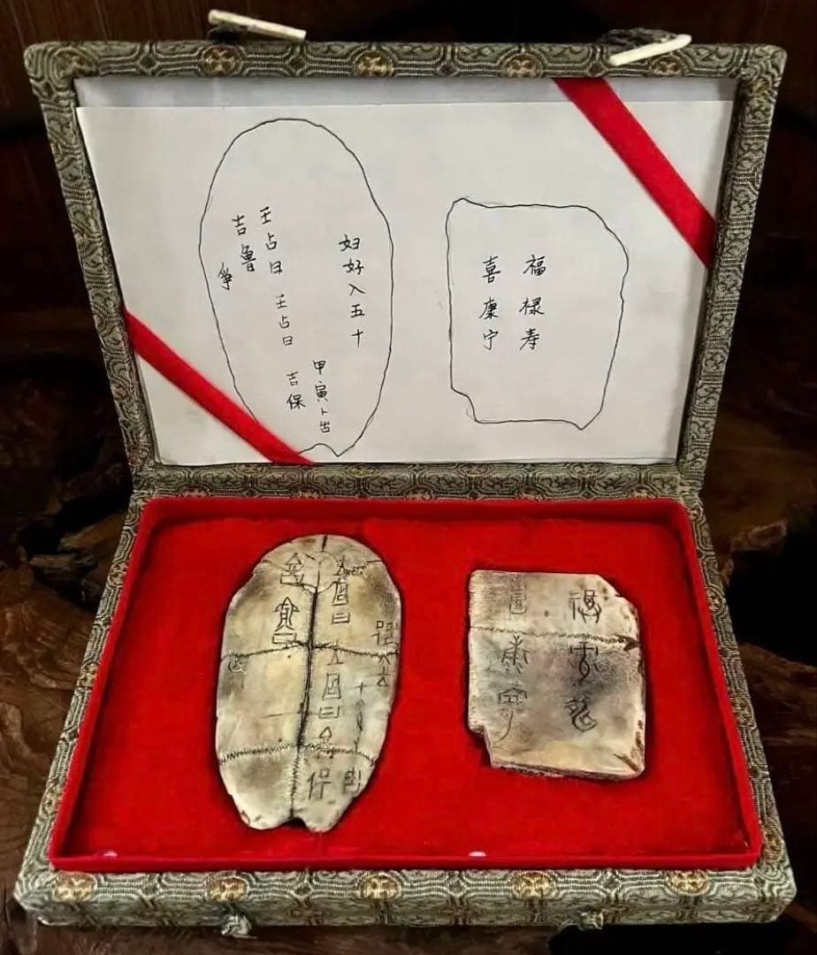 中国美術 希少 時代 古殷墟甲骨文 参考資料