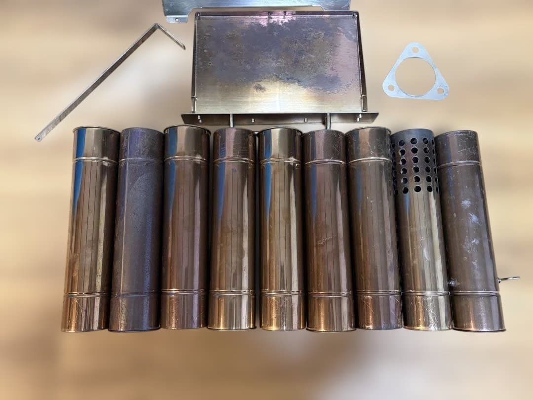 POMOLY Dweller Max 2.0 ステンレス製キャンプ用薪ストーブ