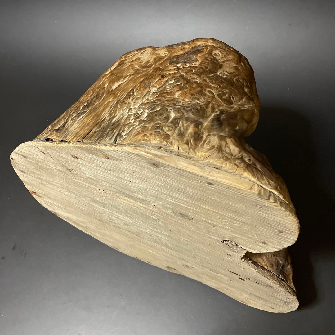 くり抜き盆火鉢　天然杢　2