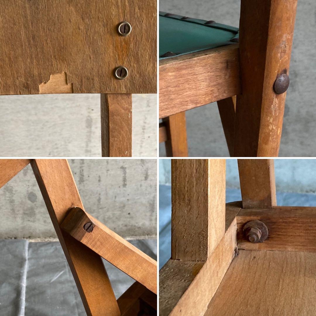 オールドマルニ チェア 椅子 背もたれ 木製 家具 レトロ ヴィンテージ