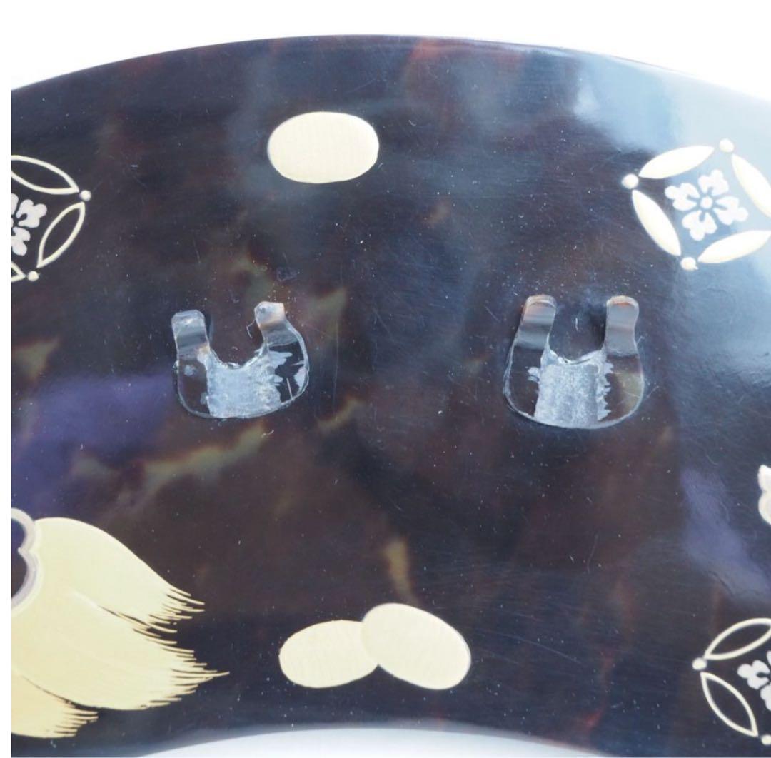 送料無料『東秀』作　大黒恵比寿　『澗豊斎』銘　べっ甲金蒔絵台置物幅19×10ｃｍ