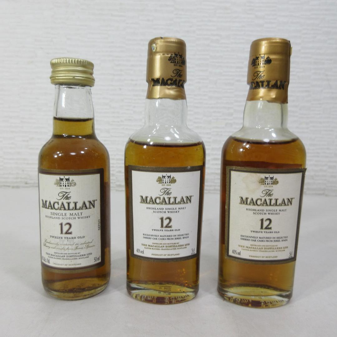 サ*）様 The Macallan 12年 シングルモルトウイスキー 50ml,