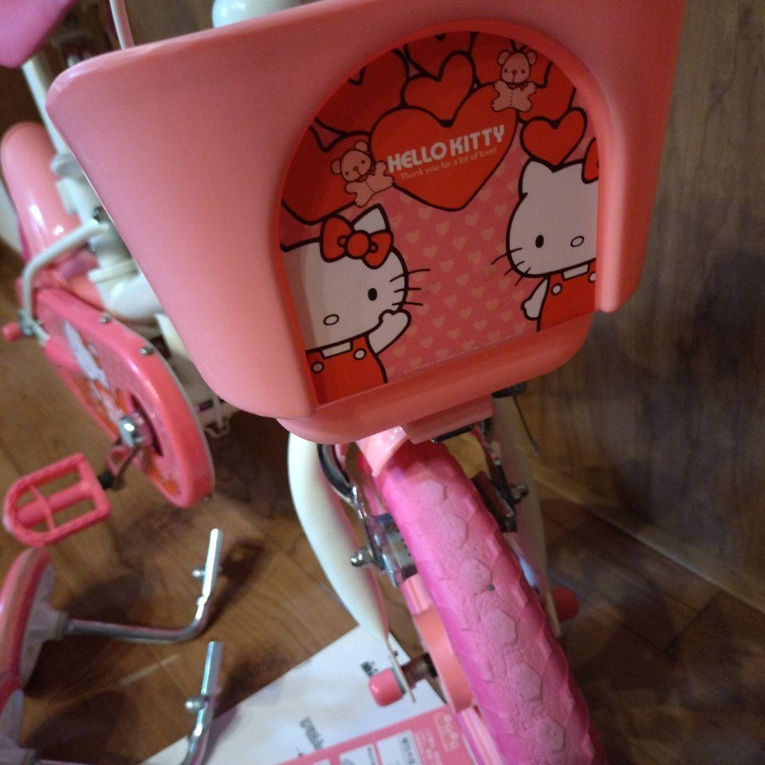 キティちゃん 自転車12インチ 補助付き mimi自転車