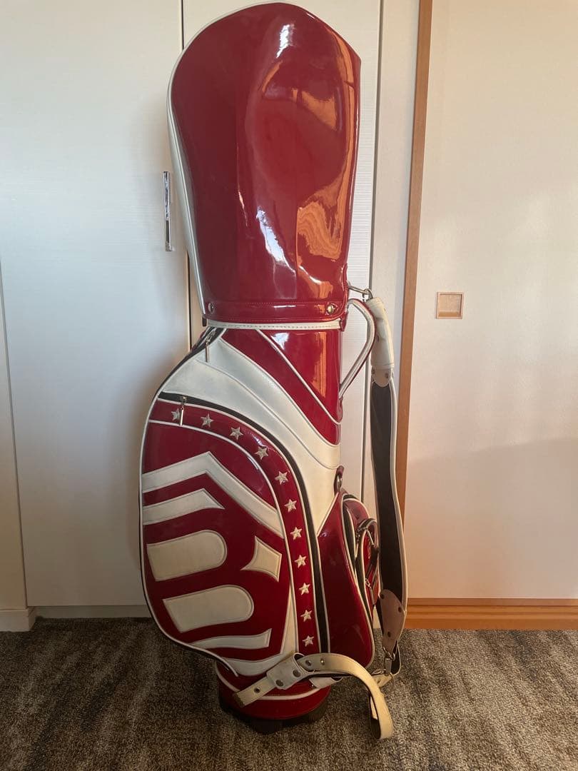 BETTINARDI キャディバッグ 赤 白 アメリカ国旗　ゴルフバッグ9インチ