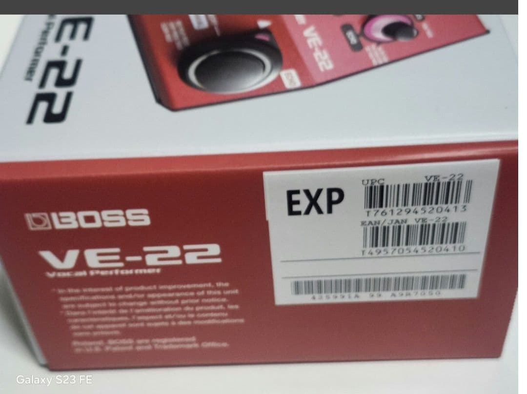 BOSS Vocal Performer VE-22/ボス ボーカルエフェクター