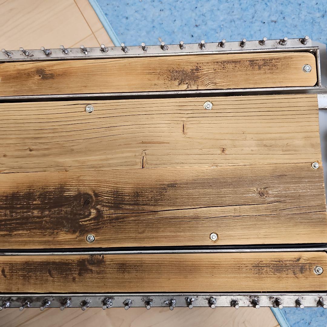 改タミヤトレーラー台車 重トレ16輪車