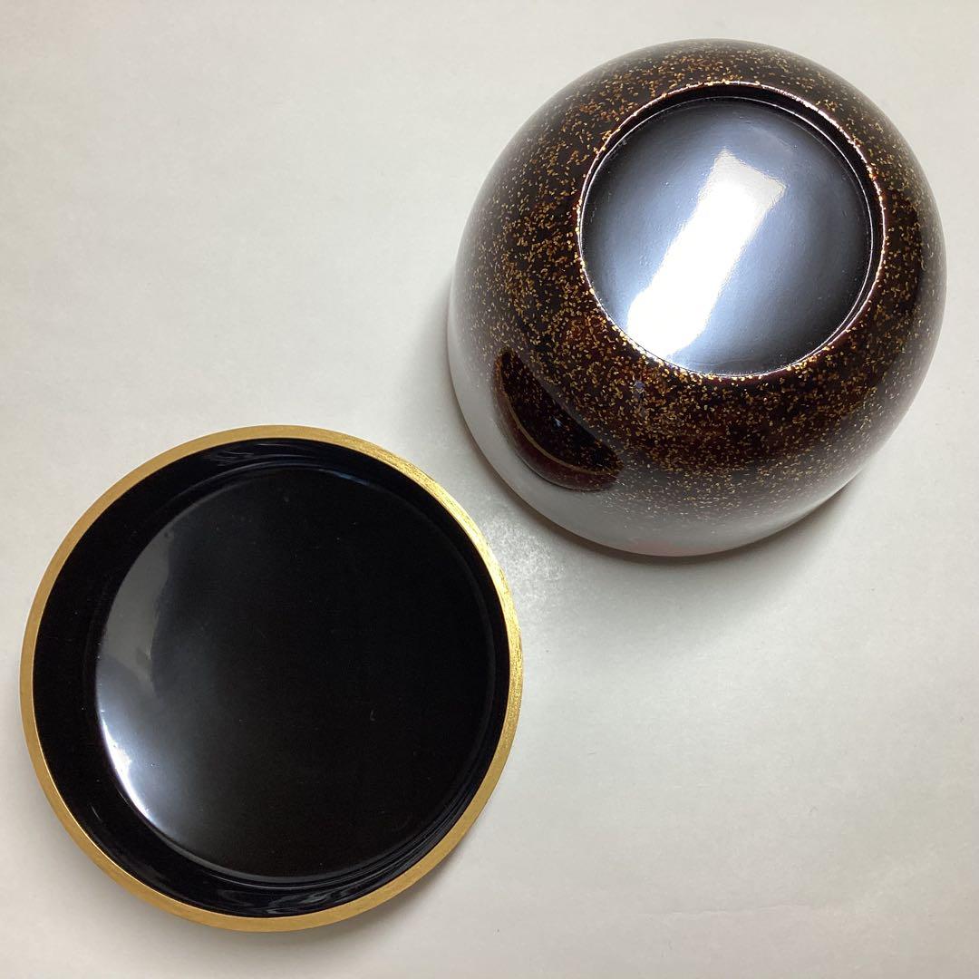 大棗 日の出かすみ 前端峰春 木箱入 茶道具 古物品