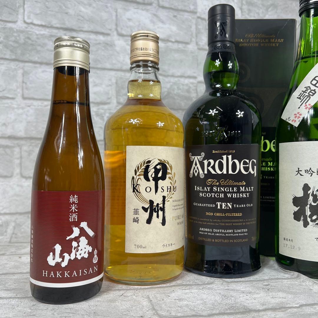 未開封 アードベック10年 ウイスキーと日本酒のセット