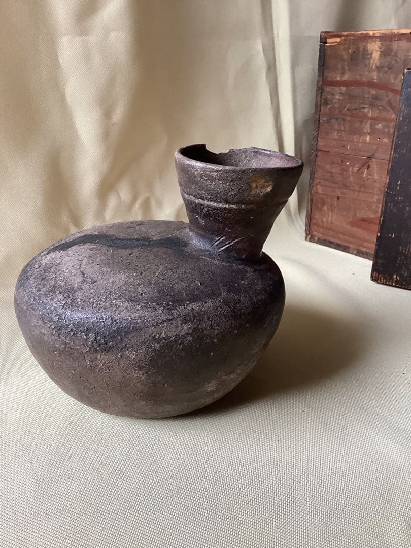 須恵器土器　コレクター商品　鴨形須恵器