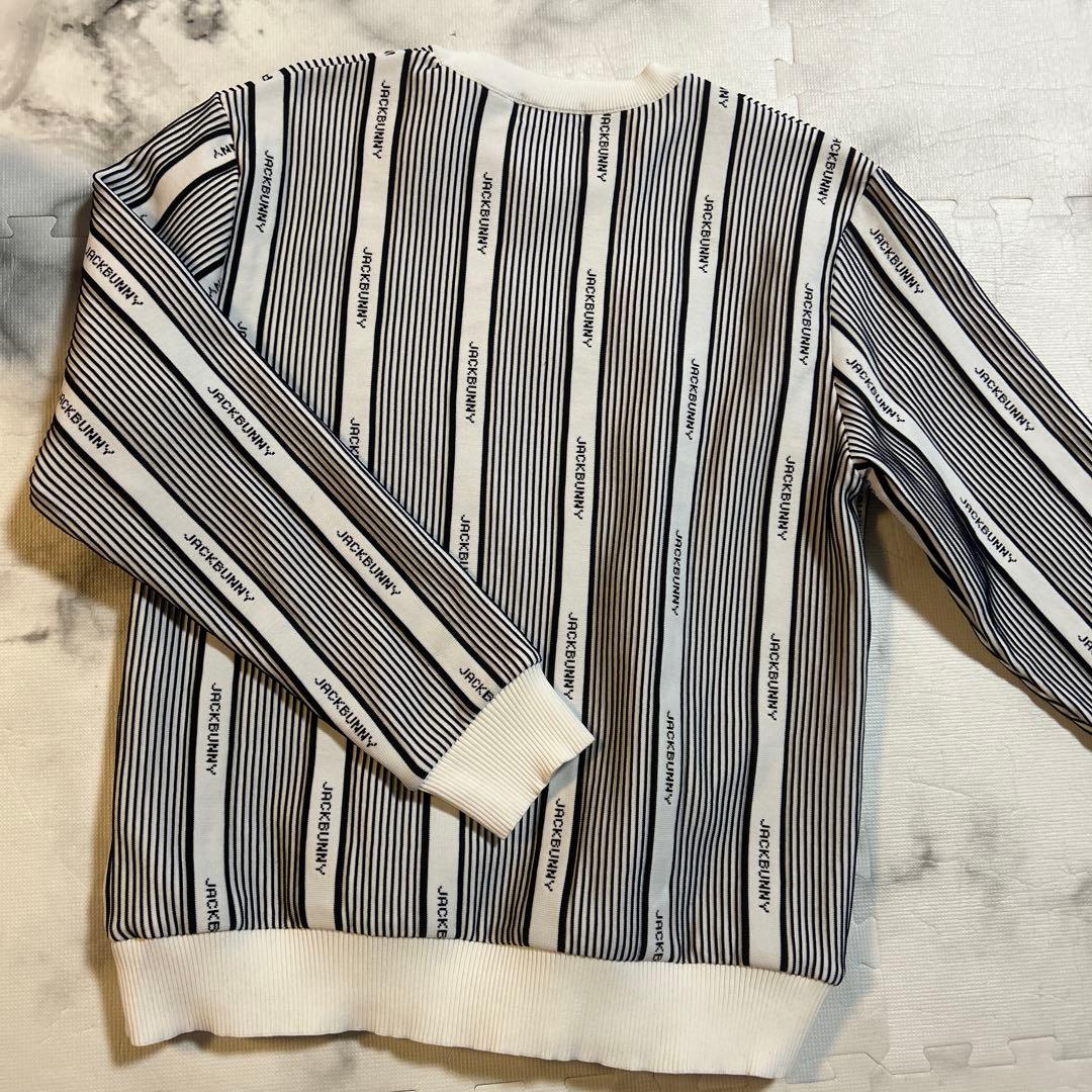 ジャックバニー ゴルフウェア 長袖セーター PeピンタックWジャガード サイズ5