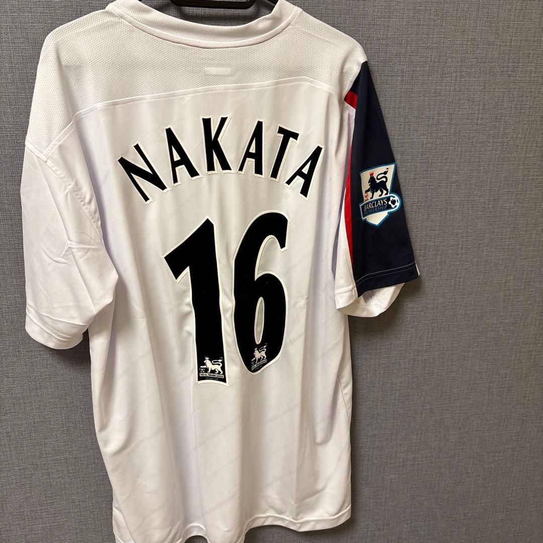 ボルトンワンダラーズ　中田英寿　ユニフォーム