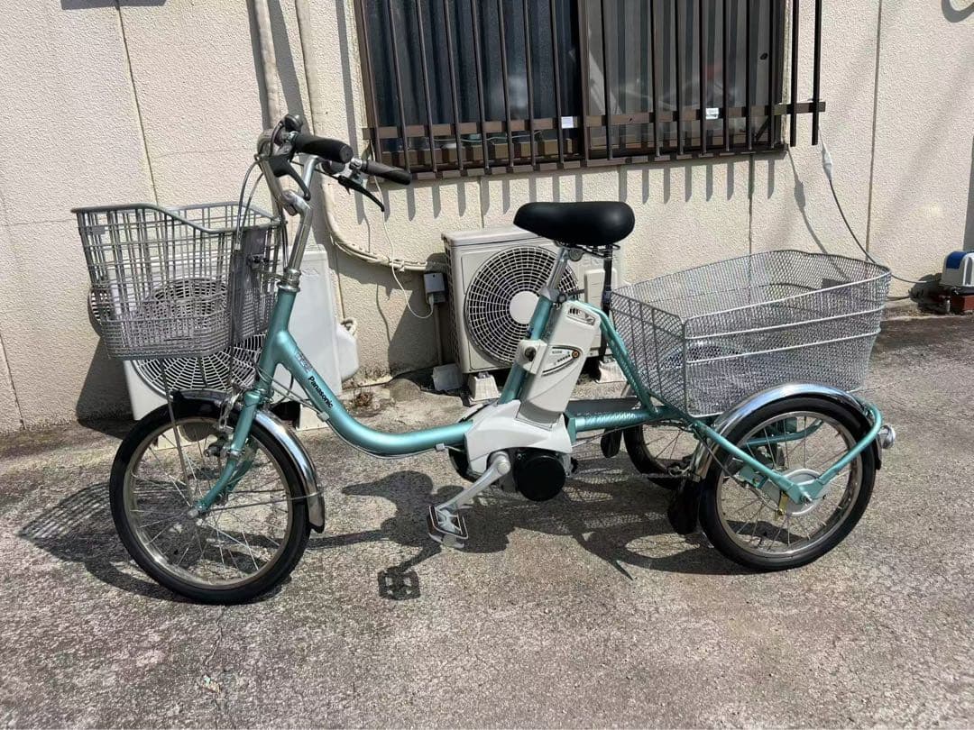 213 パナソニック 電動アシスト三輪自転車 8.9AH スイング式