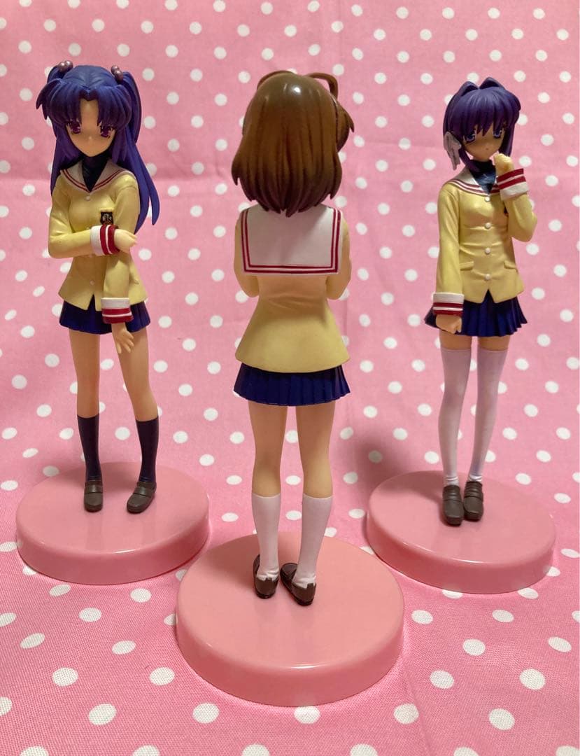 clannad　コレクションフィギュア　古河渚　一ノ瀬ことみ　藤林椋　3種セット