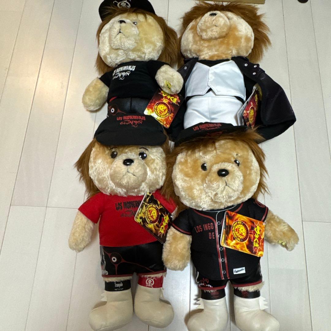 内藤哲也 ぬいぐるみ マネくま 4体セット 新品