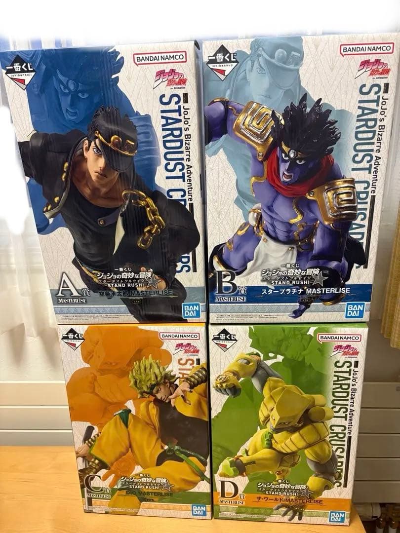 一番くじ ジョジョの奇妙な冒険 スターダストクルセイダース フィギュアセット