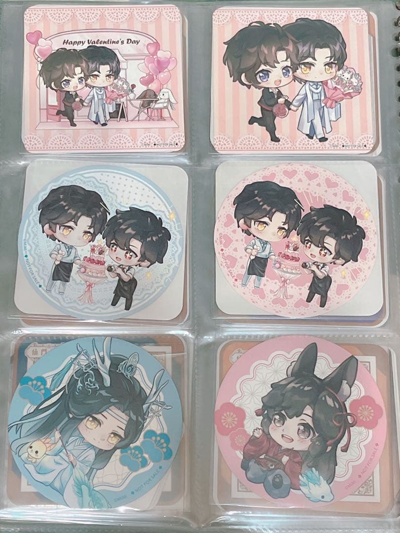 魔道祖師　スイパラ　コースター旧柄　まとめ売り