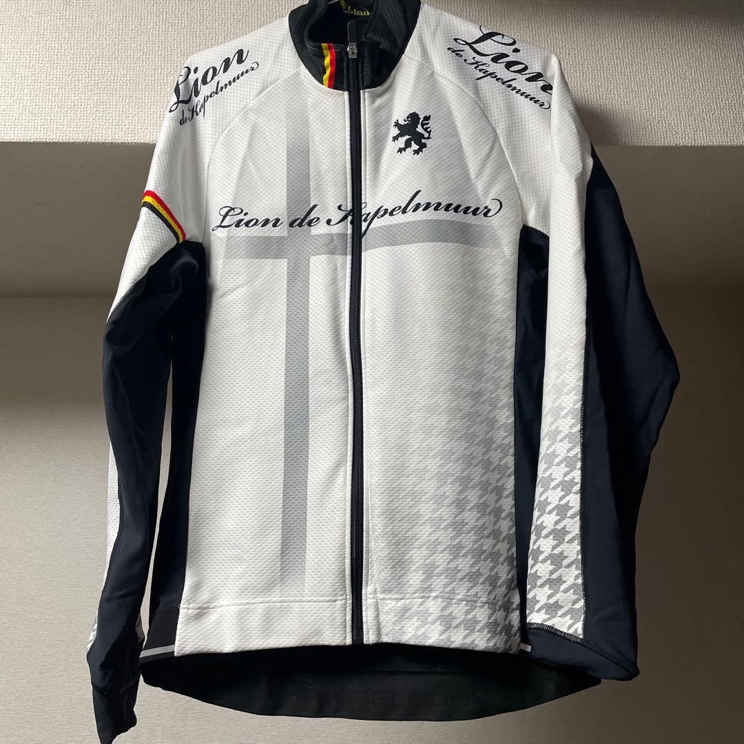 定価20000円ほど カペルミュール 冬 上着 長袖 白 千鳥 ロードバイク